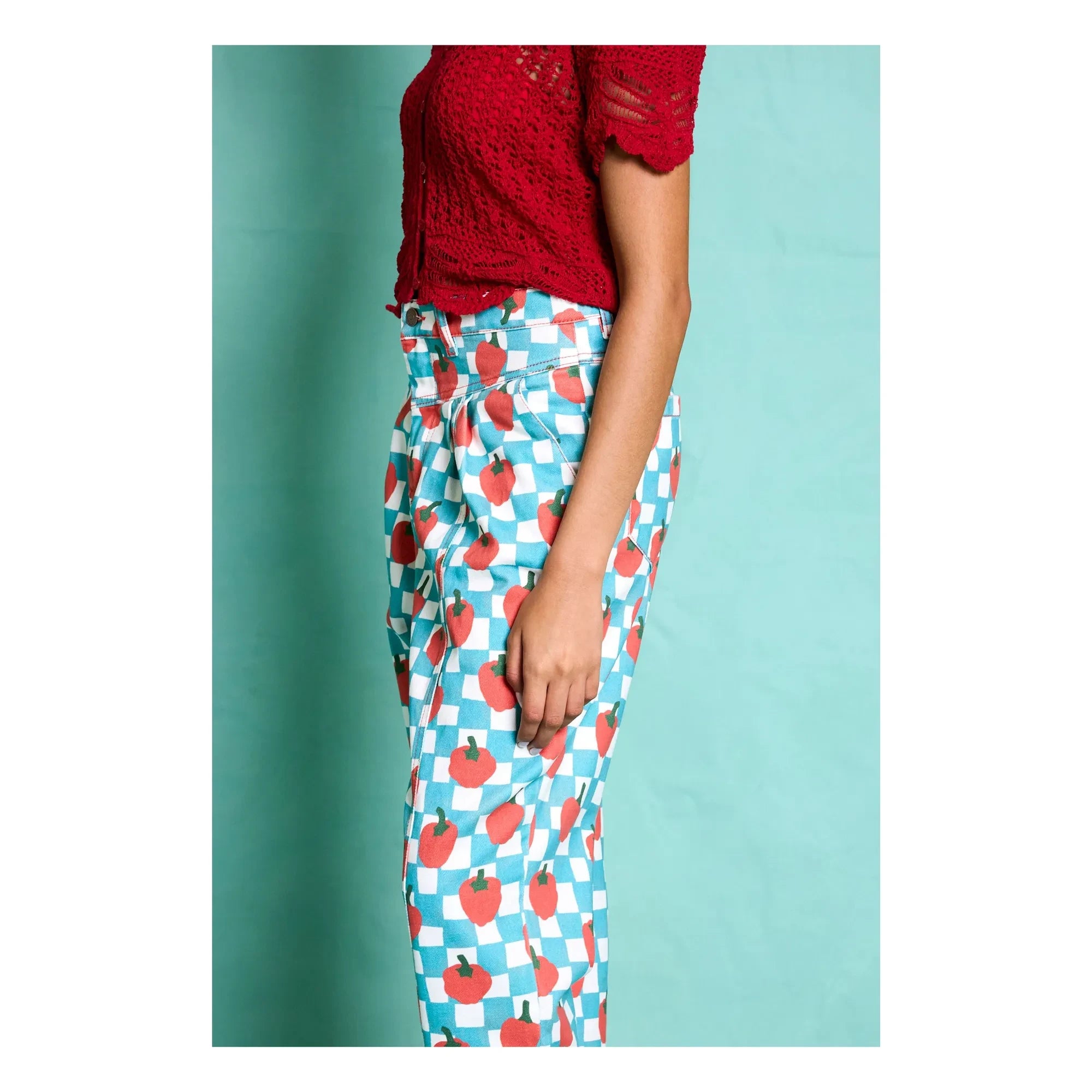 Favorite People - La Cantina Tomato Pantalón - Colección Mujer | Turquesa