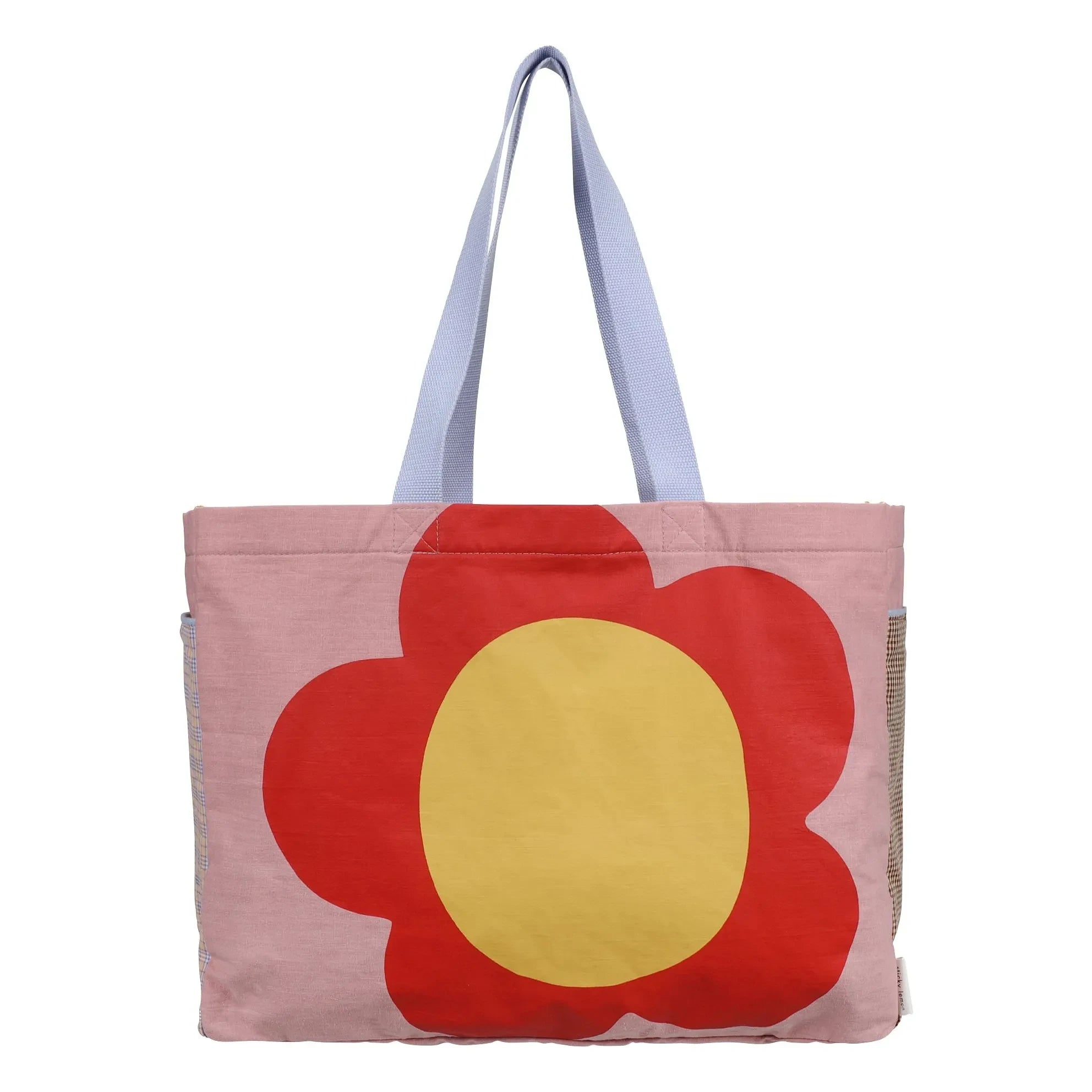 Sticky Lemon - Cabas Fleur | Rosa empolvado