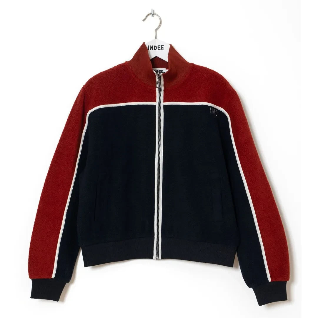 Chaqueta de gofre con cremallera Indee | Azul Marino