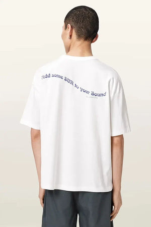 AllSaints Camiseta de Algodón para Hombre SPUN