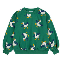 Bobo Choses - Sudadera Ducks La OCA Algodón Orgánico | Verde