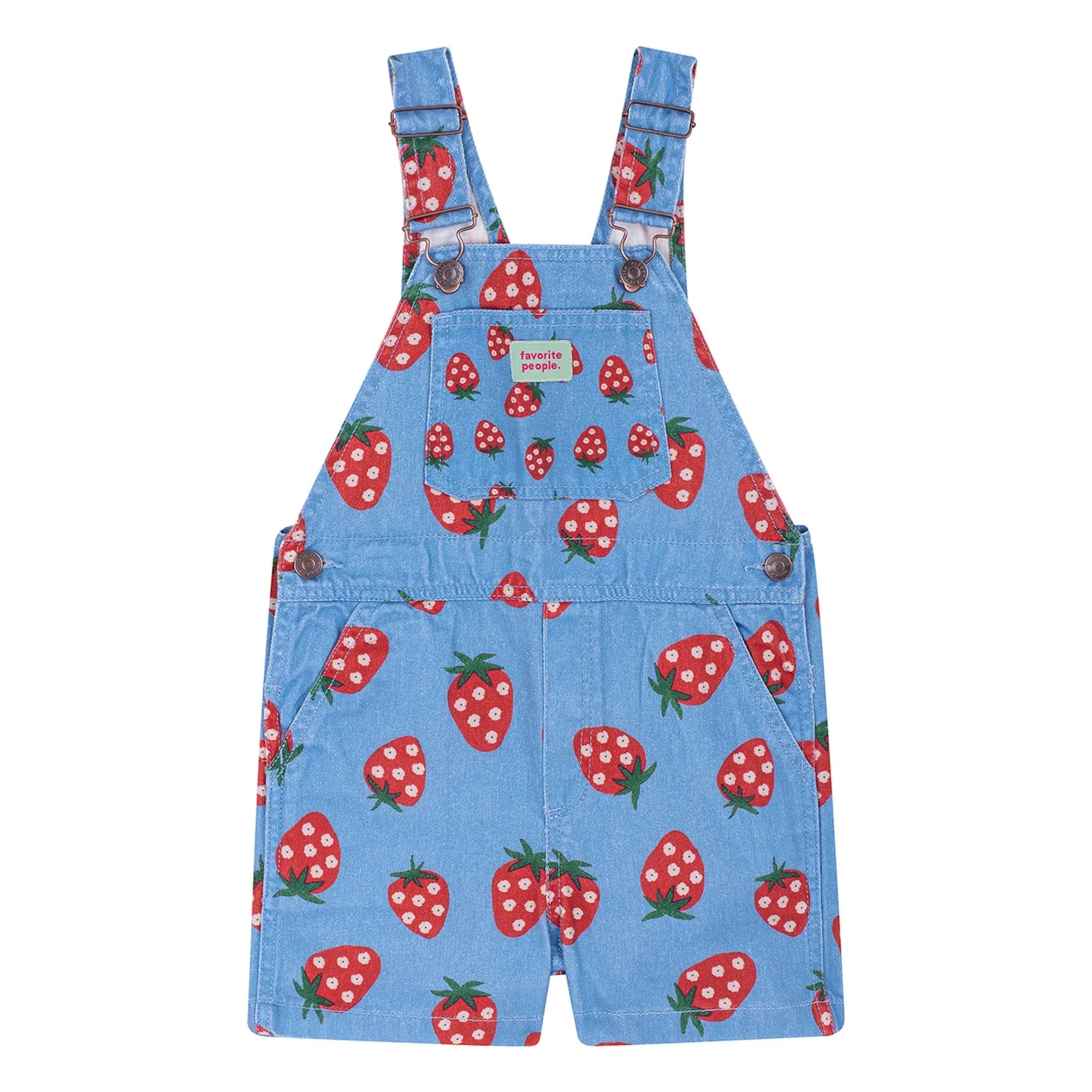 Favorite People - Peto corto de fresas de Apulia | Azul