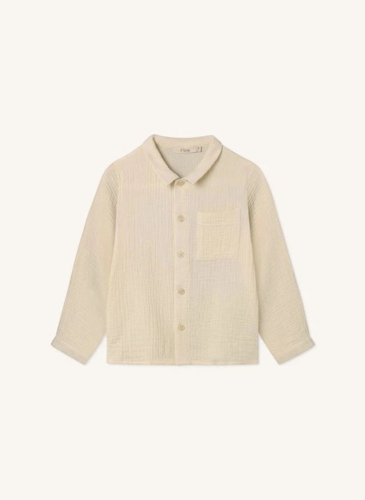 Fliink - Camisa de Algodón Elmo | Crudo