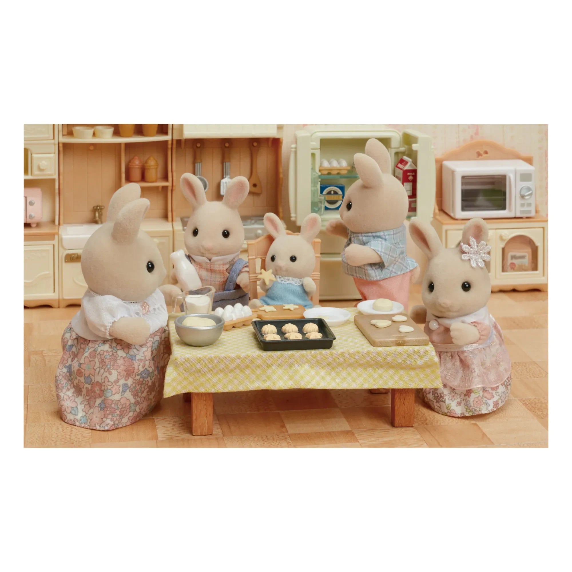 Sylvanian Families - Familia de Conejos Crema