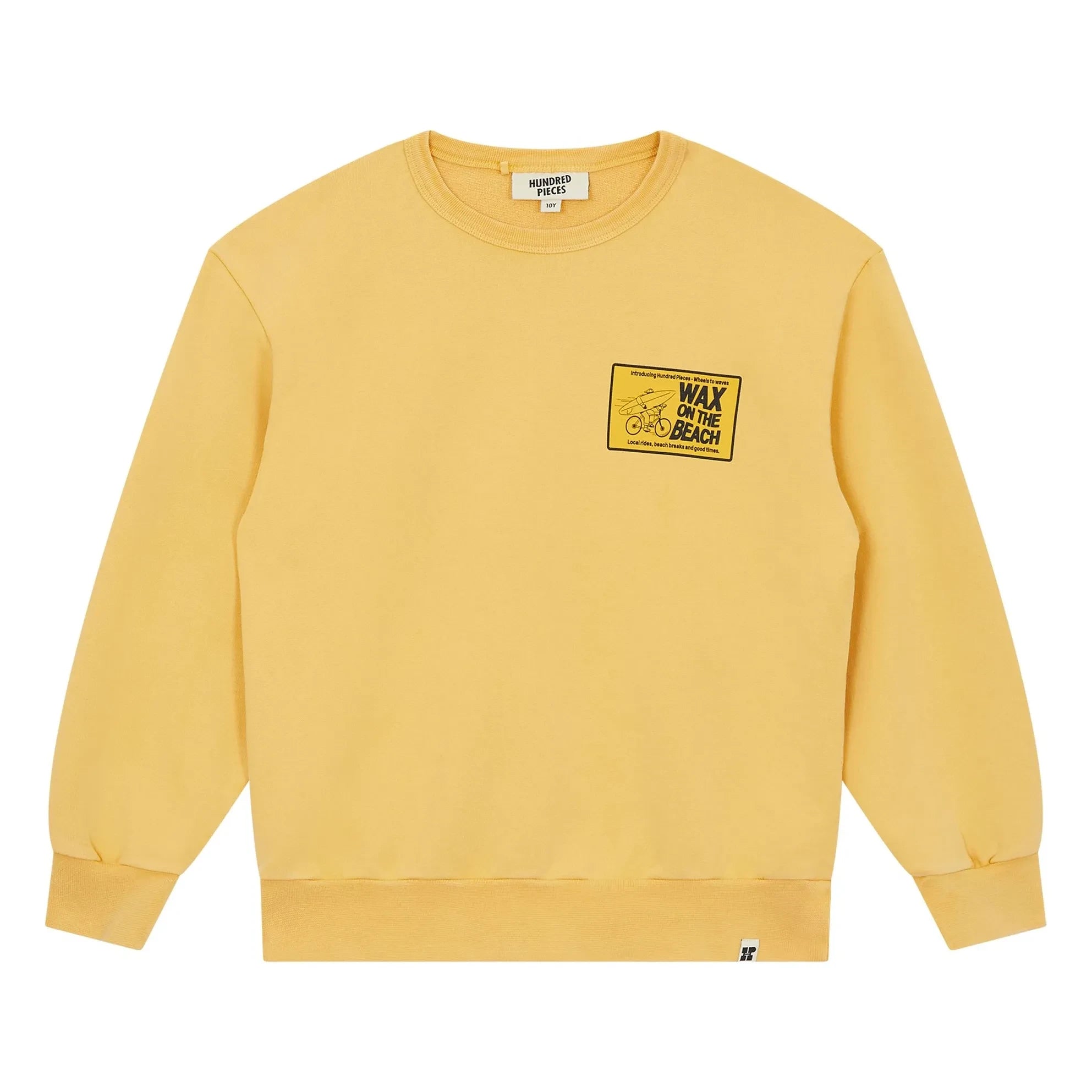 Hundred Pieces - Sudadera de algodón orgánico Ryde Wax | Mostaza