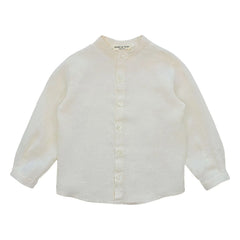 Babe & Tess - Camisa de lino coreana | Natural
