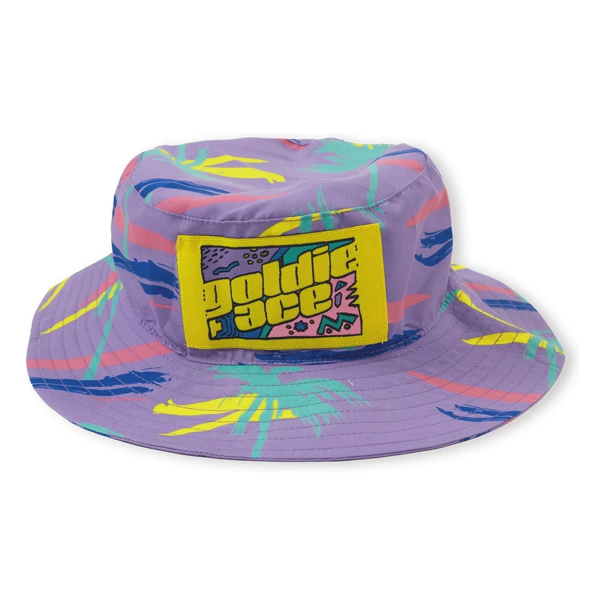 Goldie + Ace - Gorro de baño con protección UV Palmeras | Morado