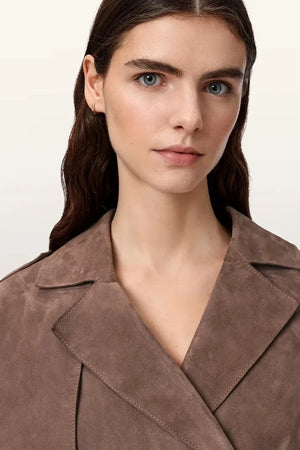 Chaqueta biker de ante para mujer AllSaints OPHELIA