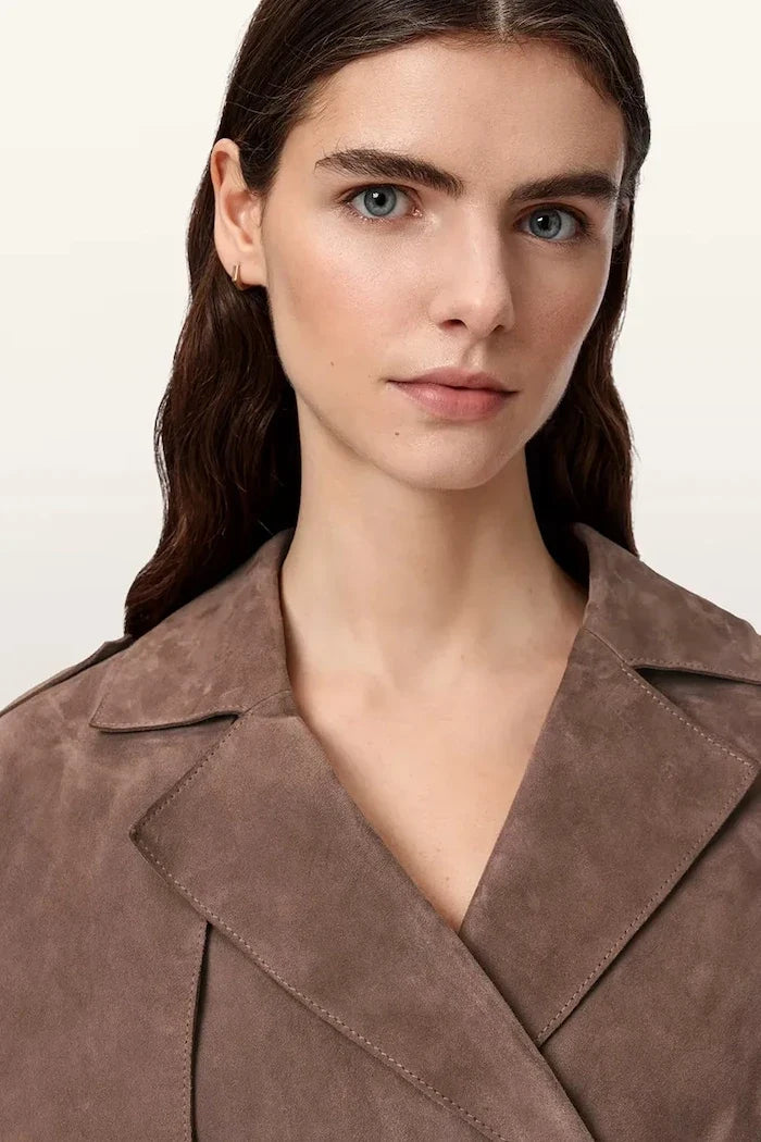 Chaqueta biker de ante para mujer AllSaints OPHELIA