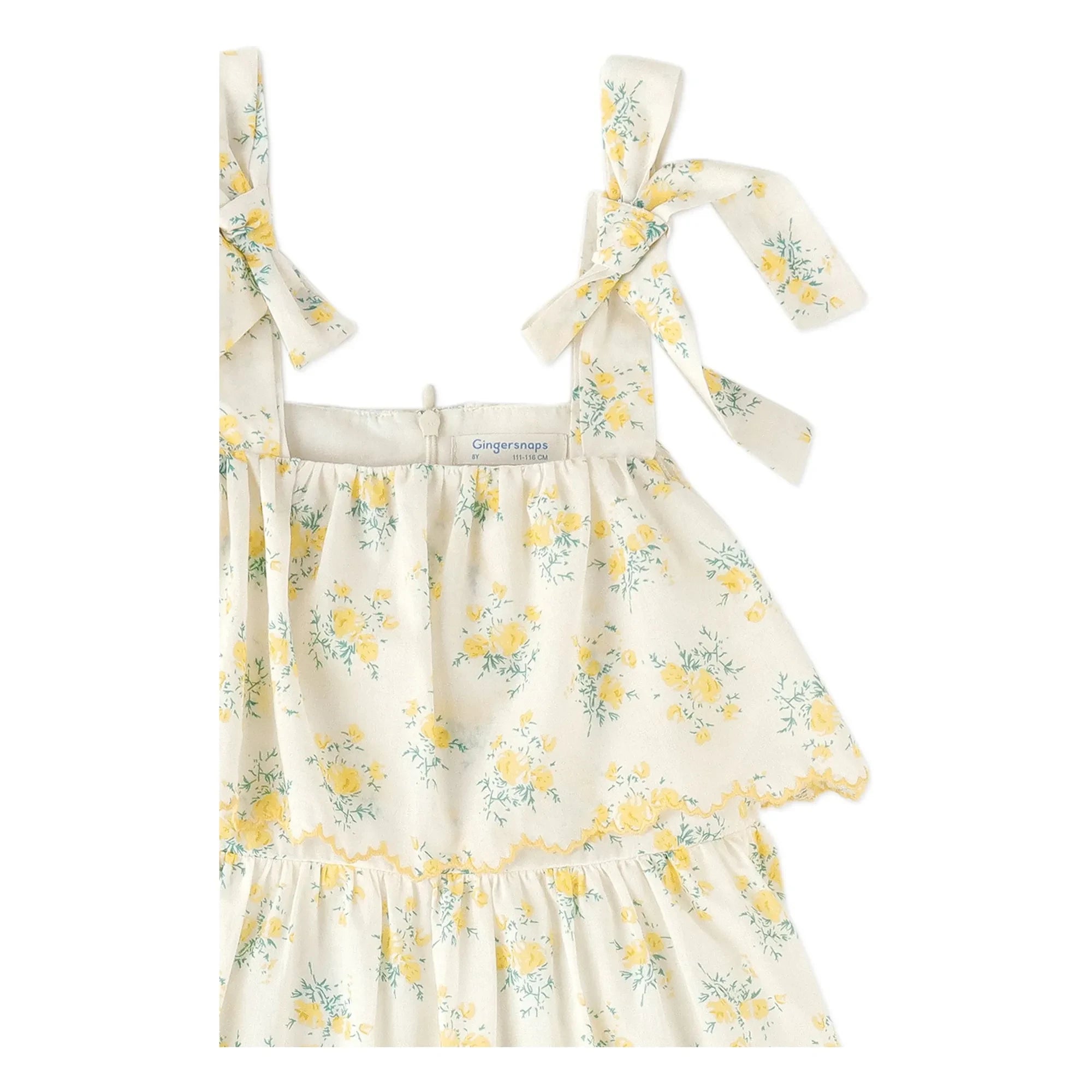 Gingersnaps - Vestido bordado Katie | Crudo
