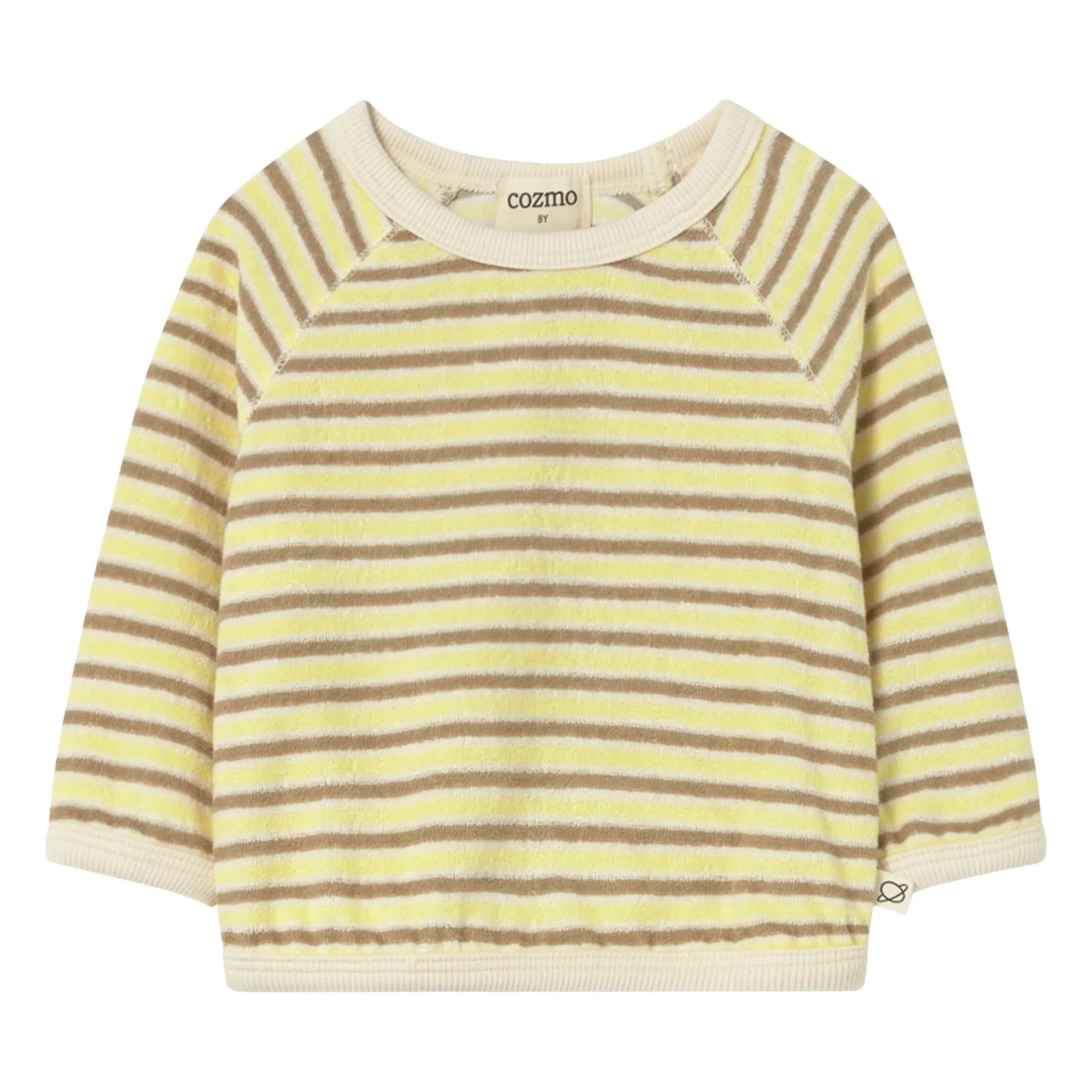 Cozmo - Camiseta Fenix Rayas con Toalla | Amarillo