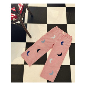 SISSEL EDELBO - Pantalón Saxo a Rayas - Colección Infantil | Rojo