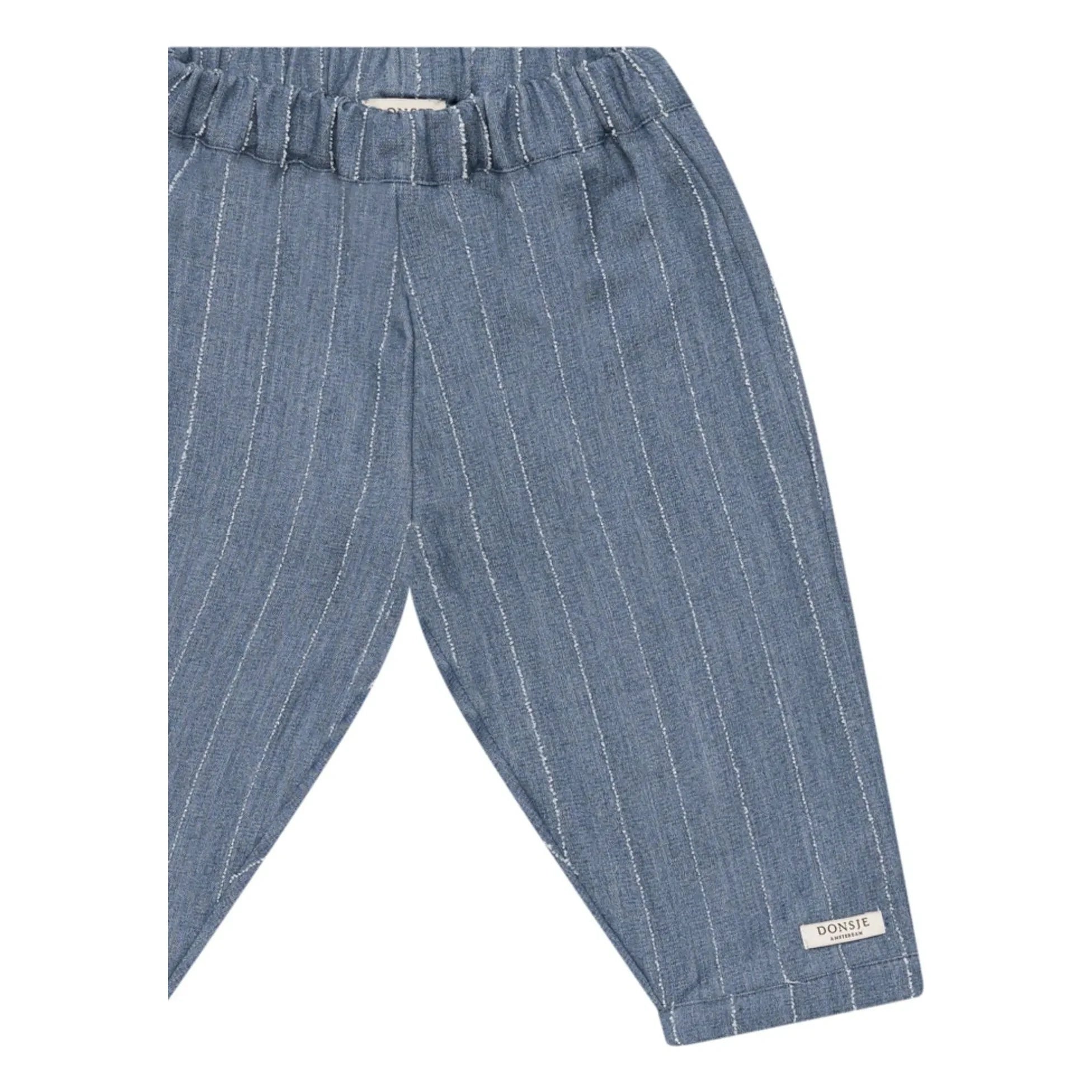 Donsje - Pantalones a rayas Mink | Denim azul