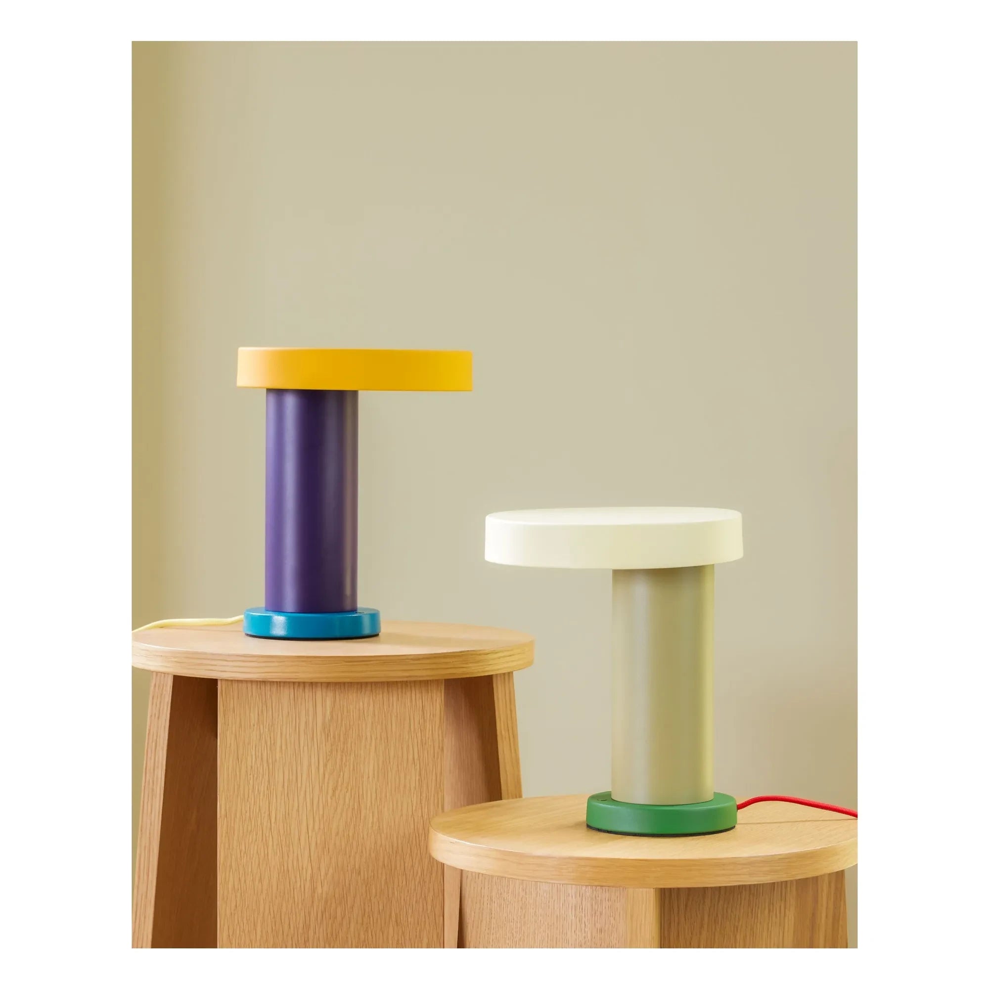 Hübsch - Lámpara de mesa Magic | Beige