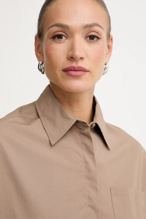 Camisa de algodón para mujer Max&Co. MCOVELOCE