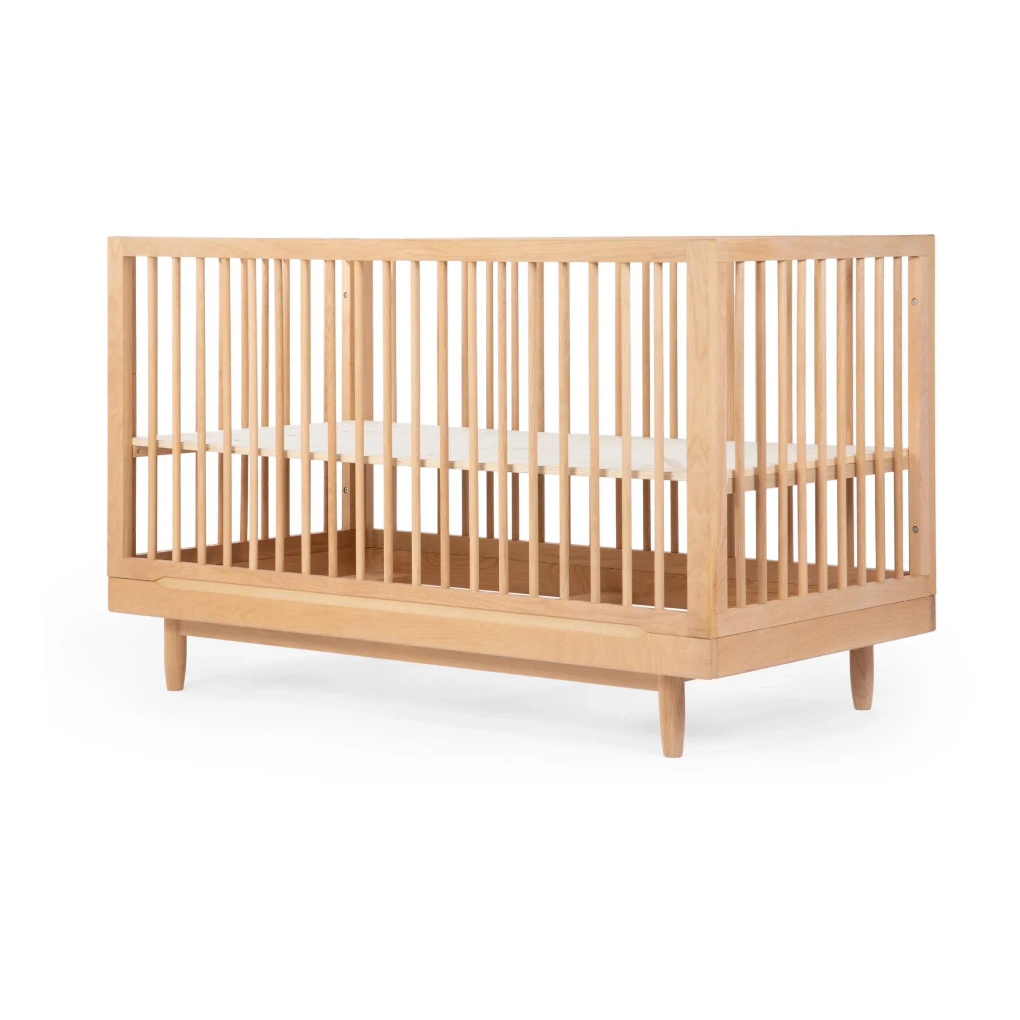 Nobodinoz - Cuna convertible Pure 70x140 cm | Roble