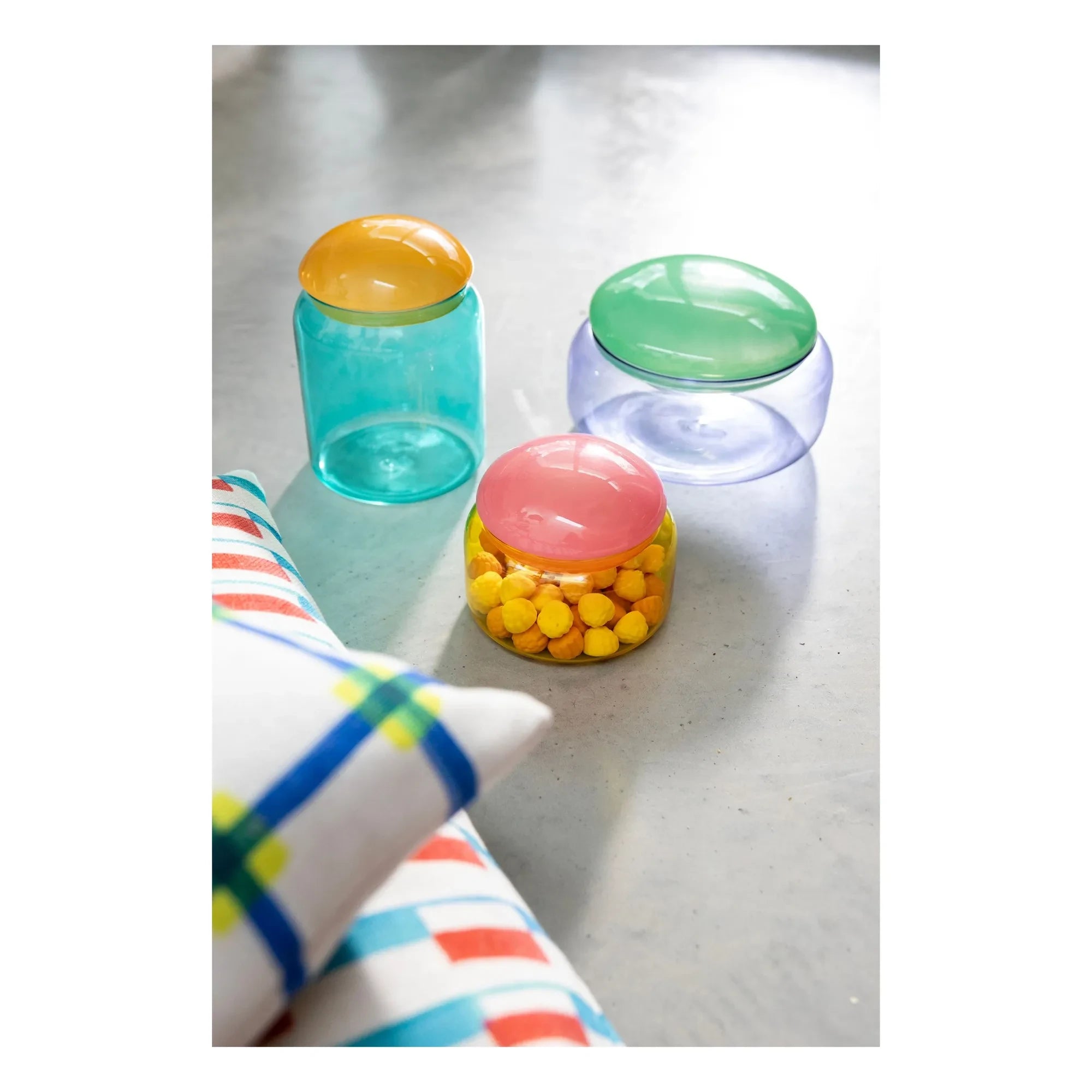 &Klevering - Tarro de cristal Puf | Lila