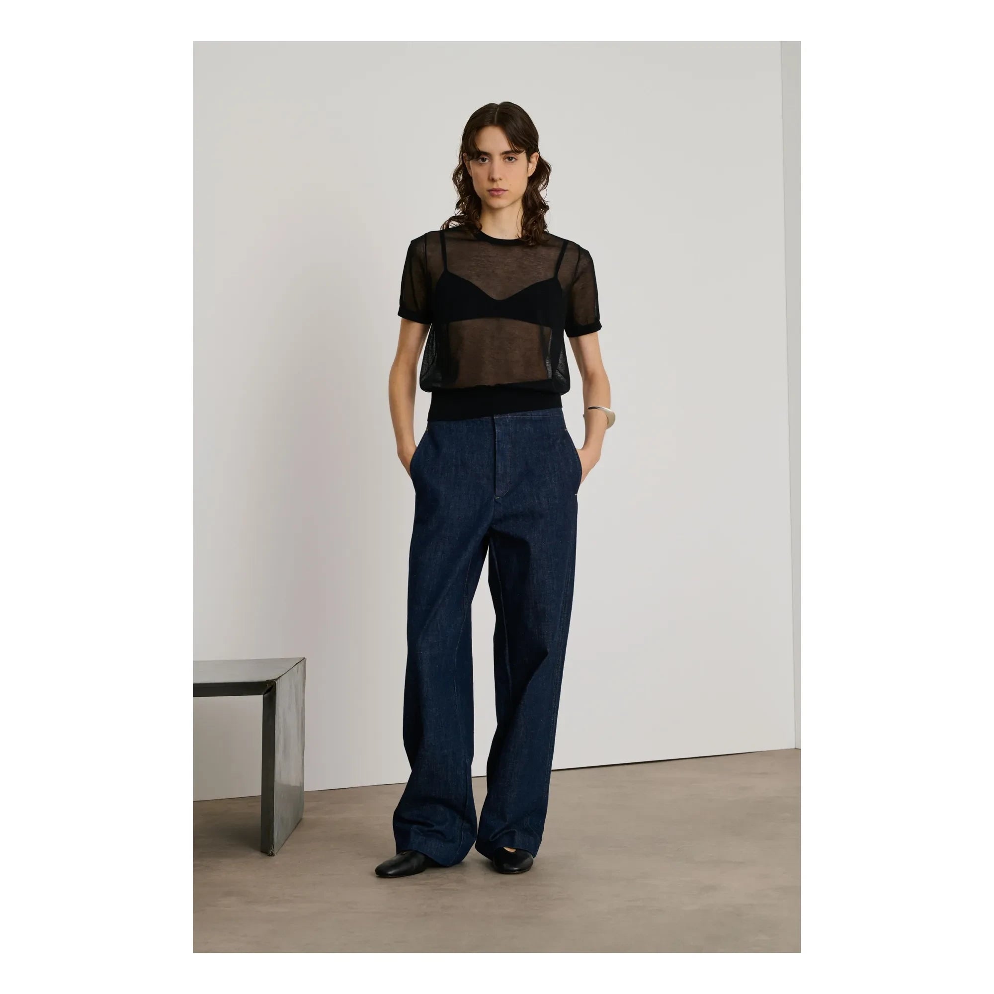 Soeur - Vaqueros de algodón orgánico Blair | Denim crudo