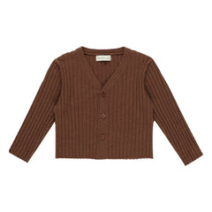Rylee + Cru - Camiseta de tirantes Mini File acanalada | Marrón
