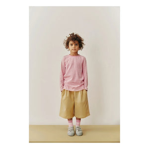 Gray Label - Camiseta de algodón orgánico a rayas | Rosa