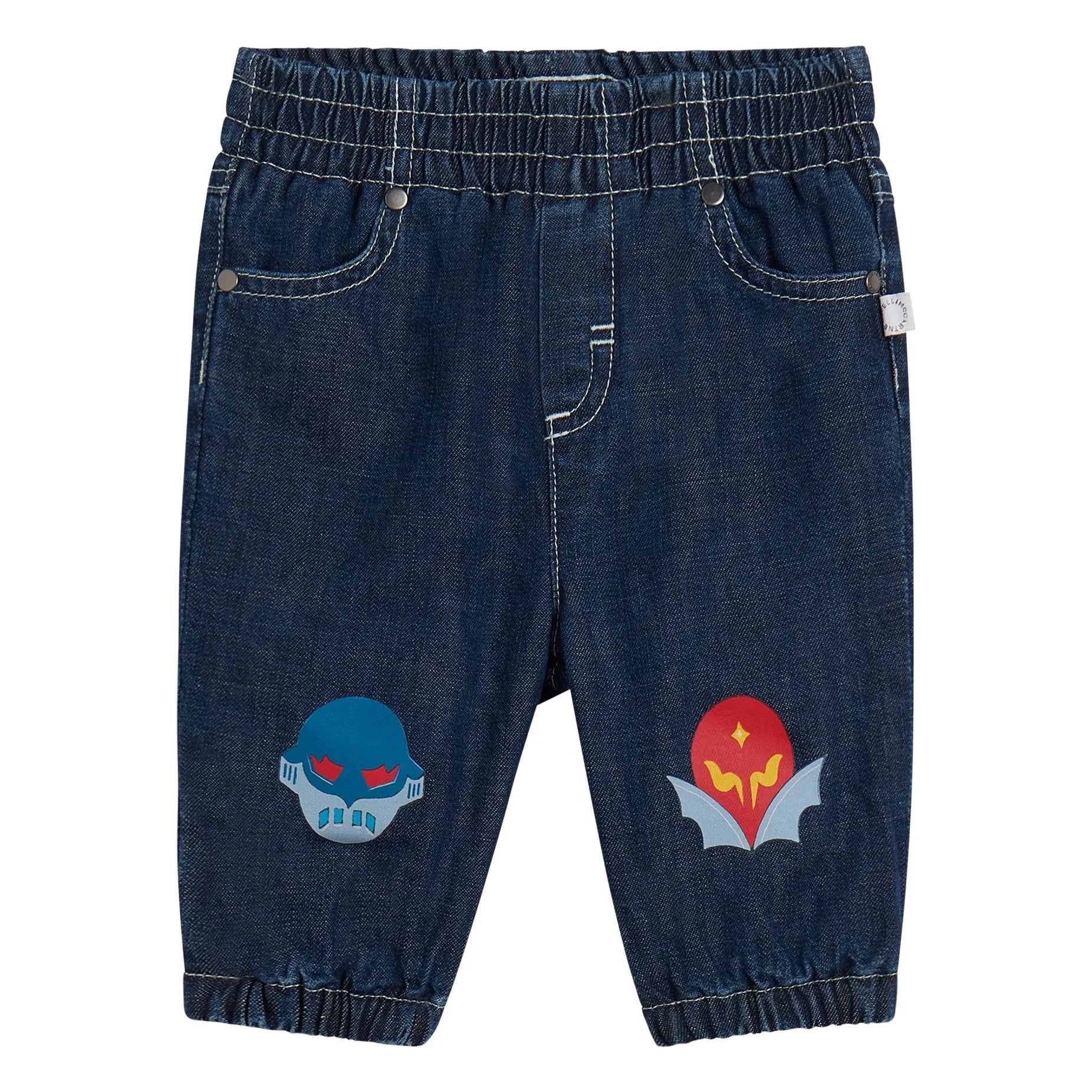Stella McCartney Kids - Jeans Superhéroe | Azul Oscuro