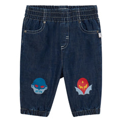 Stella McCartney Kids - Jeans Superhéroe | Azul Oscuro