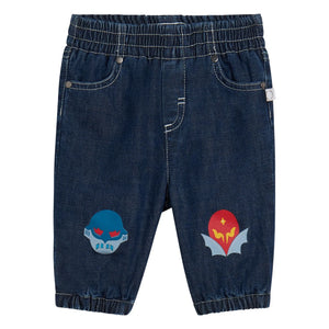 Stella McCartney Kids - Jeans Superhéroe | Azul Oscuro