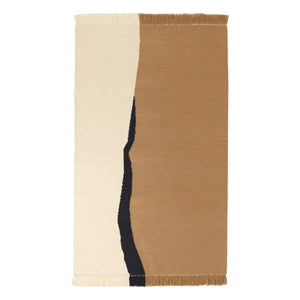 Ferm Living - Alfombra de lana Soil Kelim | Arena