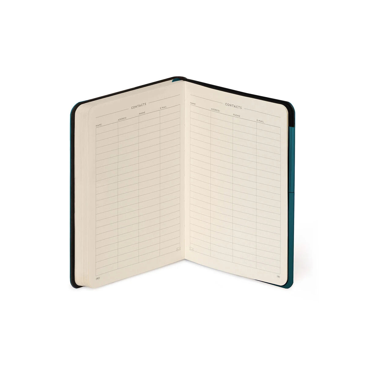 Legami - Cuaderno con Páginas en Blanco y Funda Suave Monocromática - Verde Profundo - Mi Cuaderno