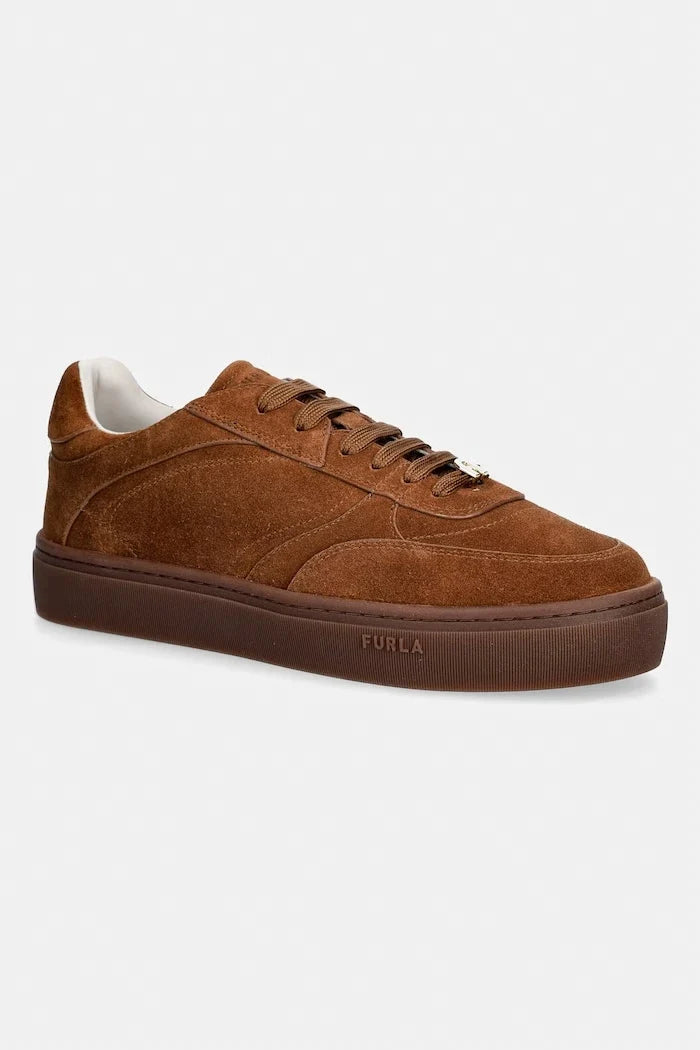 Zapatillas deportivas de ante con cordones Furla Allegra para mujer