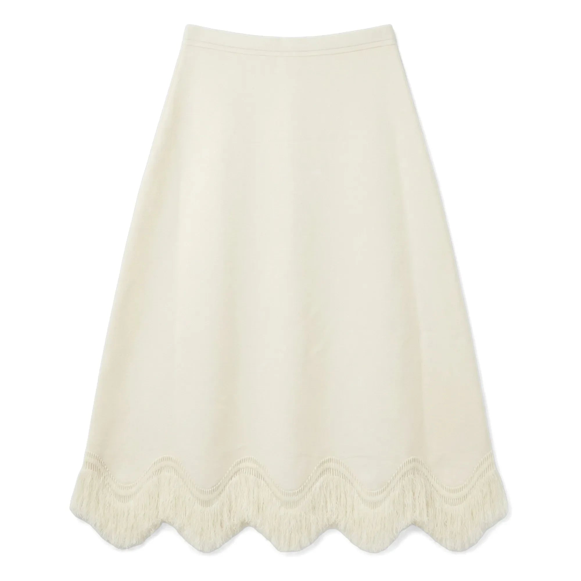 Ulla Johnson - Falda Paulina con Flecos | Crudo