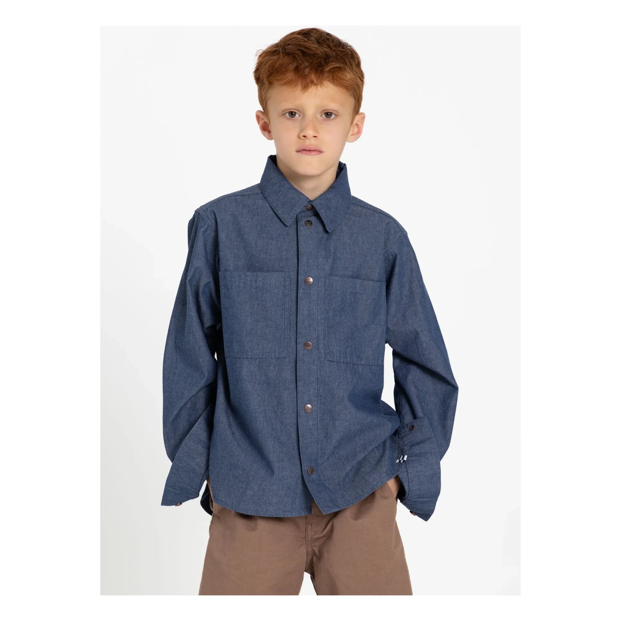 Finger in the nose - Camisa de jean Enara | Azul