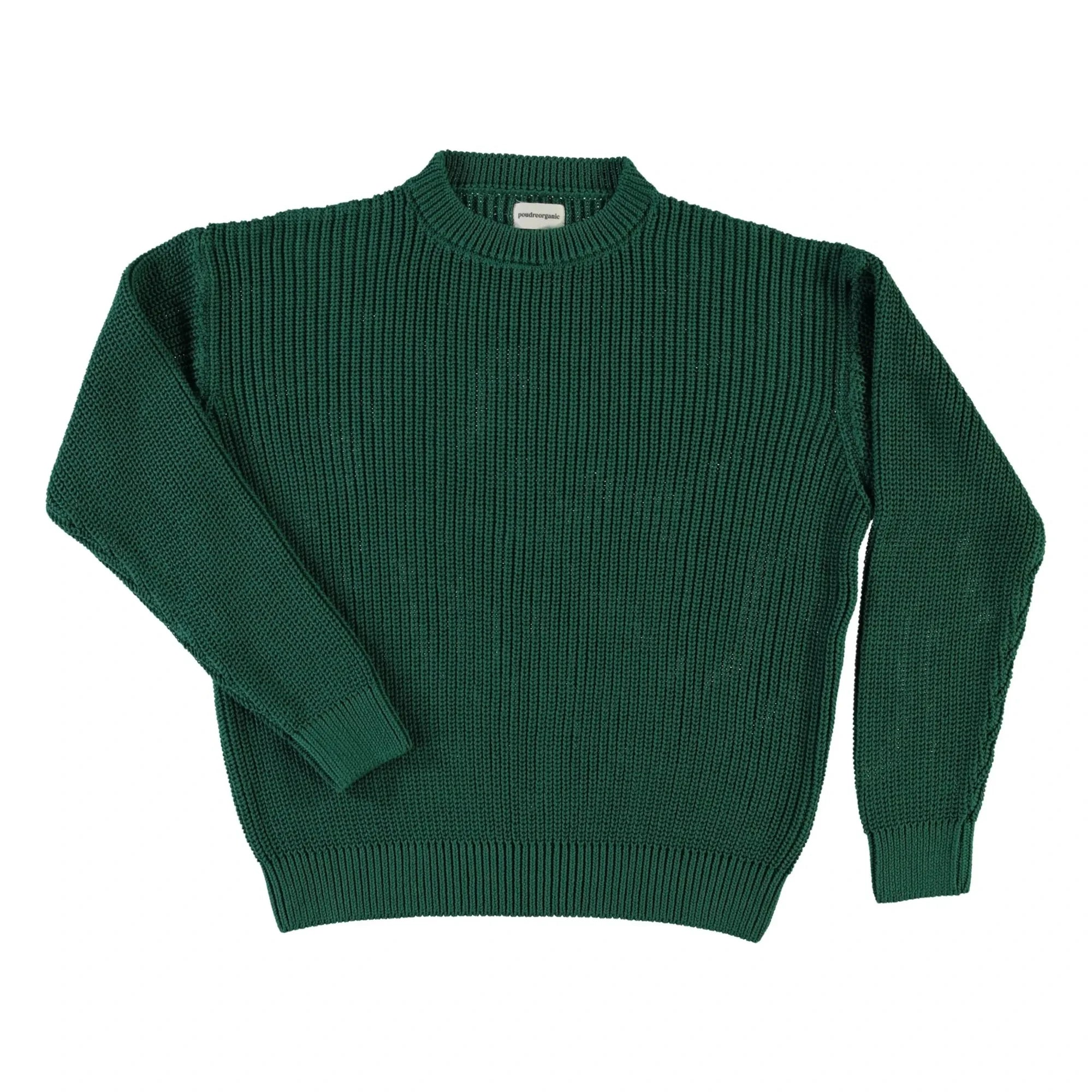 Poudre Organic - Jersey de algodón orgánico de diente de león | Verde