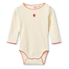 Flöss - Body Pointelle Flora Fresa | Crema