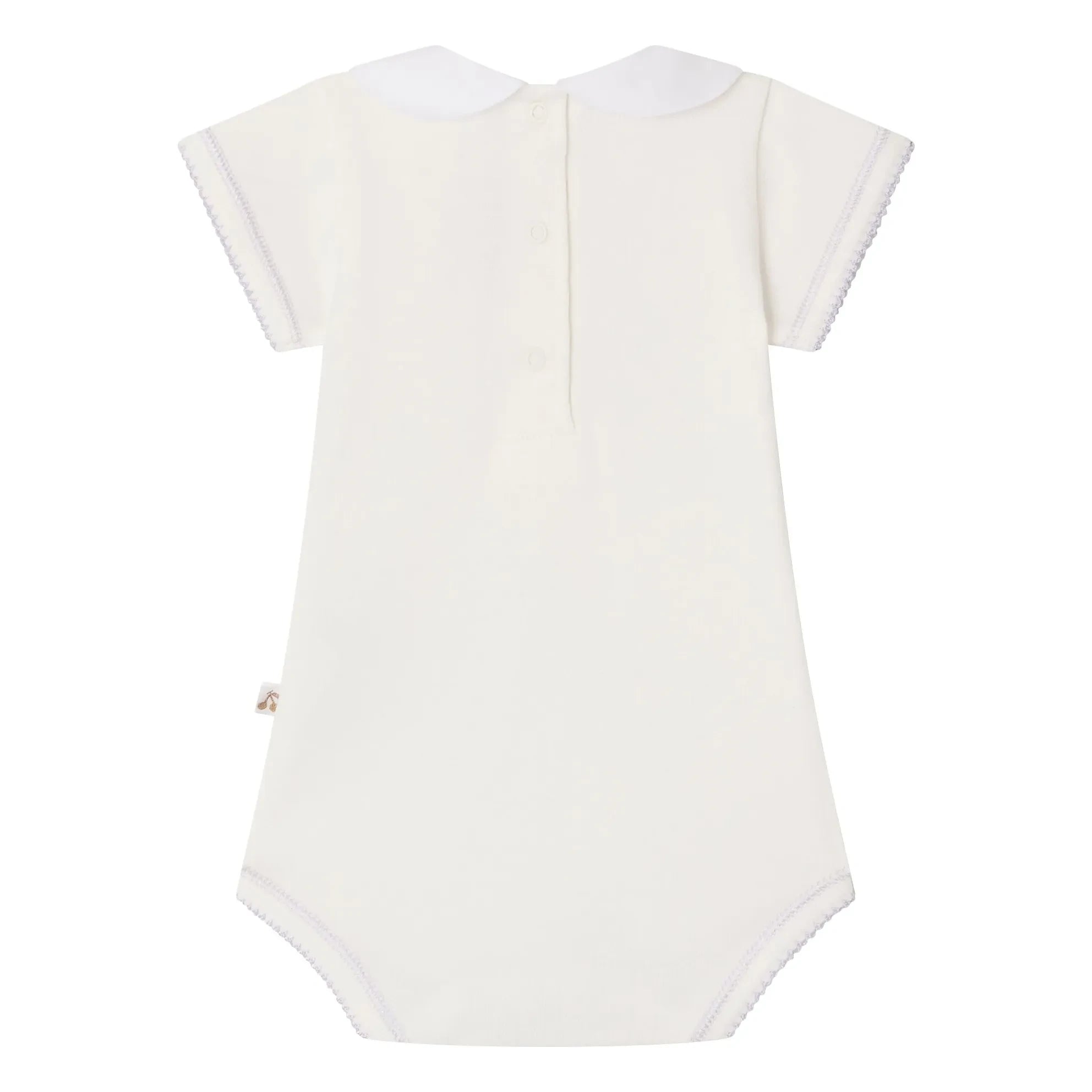 Bonpoint - Body de cisne de algodón orgánico | Crema