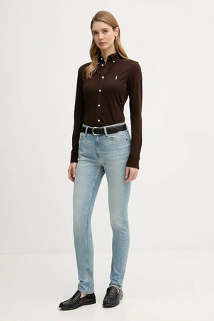 Camisa Oxford de algodón Polo Ralph Lauren para mujer