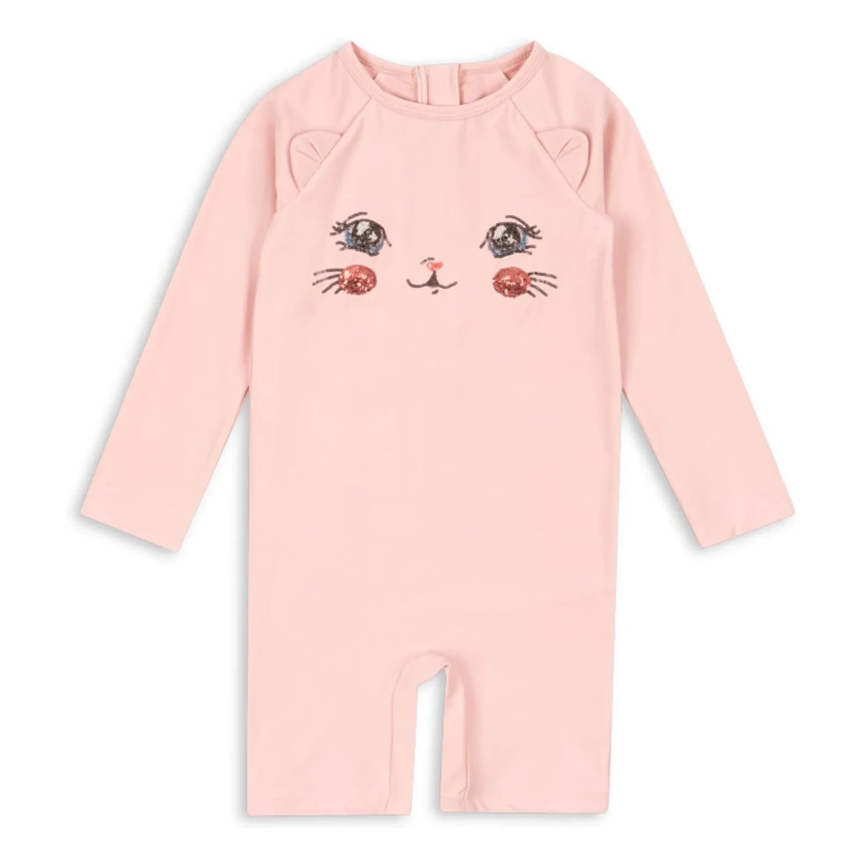 Konges Sløjd - Bañador con protección UV Kitty de fibra reciclada | Rosa