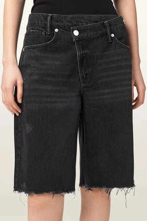 AllSaints AKI, shorts vaqueros para mujer