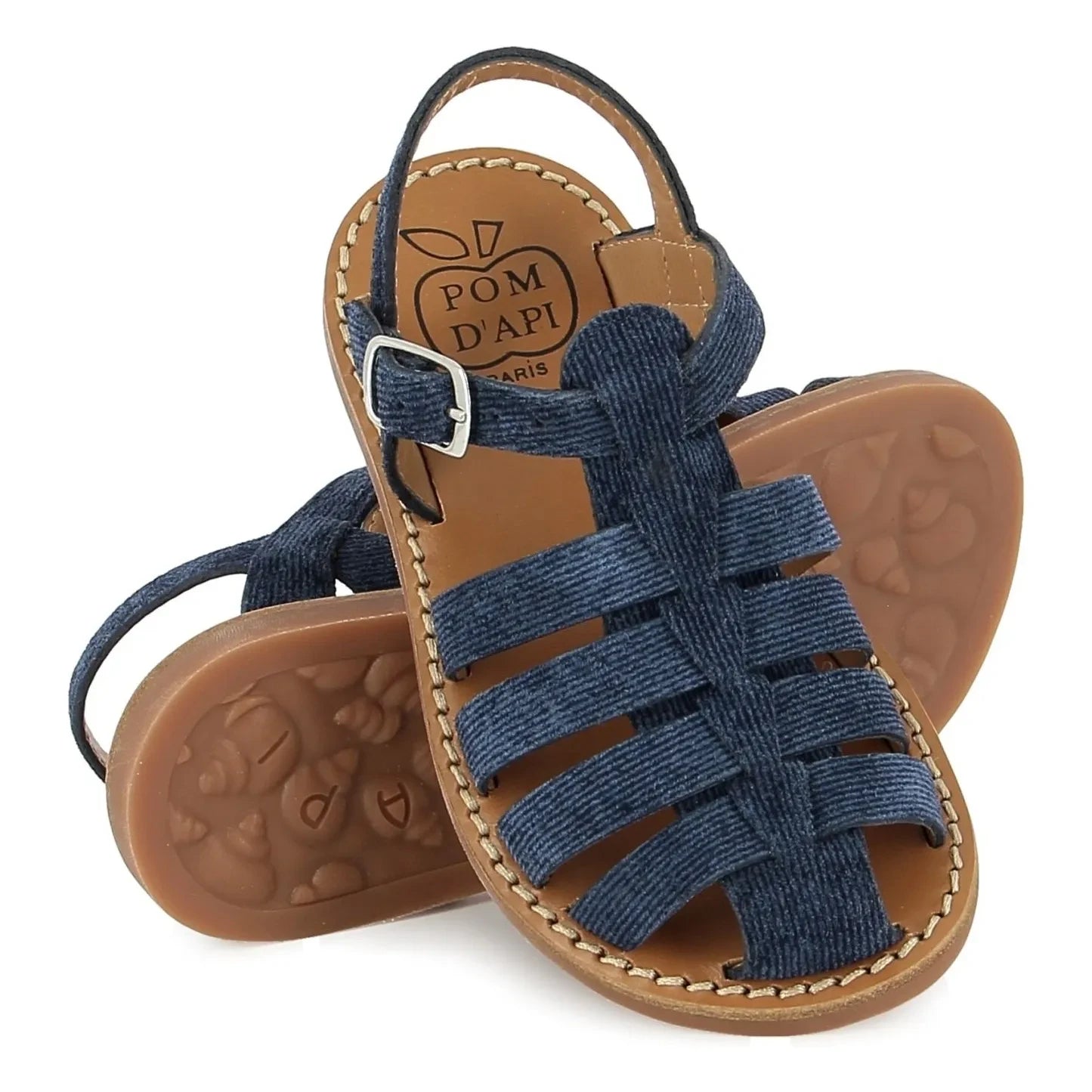 Pom d'Api - Sandalia Beach-Stitch Dad | Vaquero