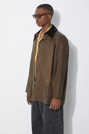 Chaqueta de algodón encerado Barbour Beaufort