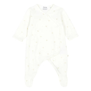 Bonpoint - Pijama mono de punto Kiraz | Dorado
