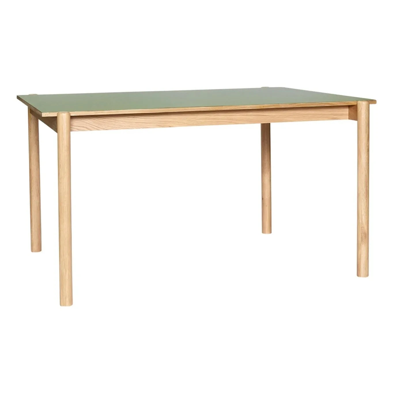 Hübsch - Mesa de roble angular | Olive