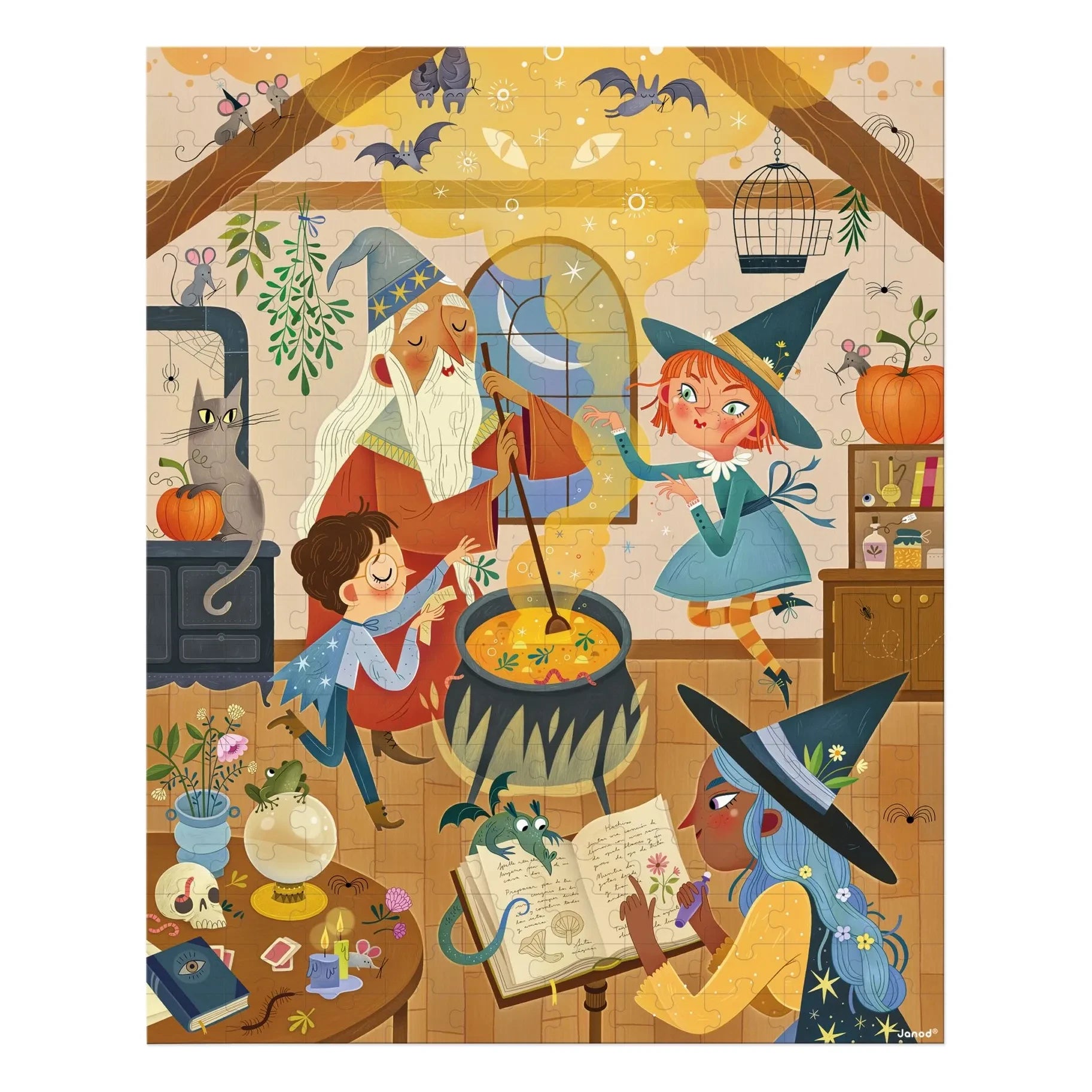 Janod - Puzzle mágico - 200 piezas