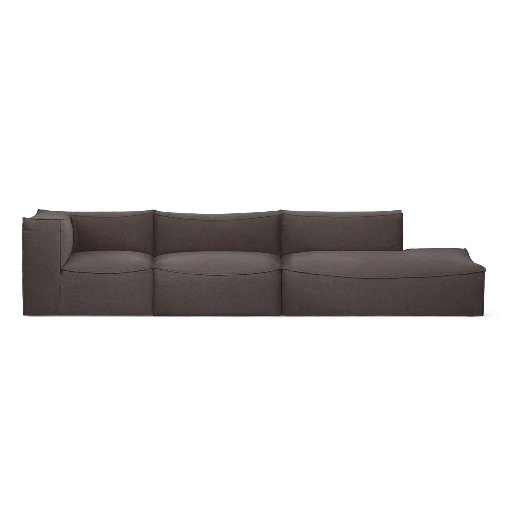 Ferm Living - Sofá modular Catena 3 | Marrón