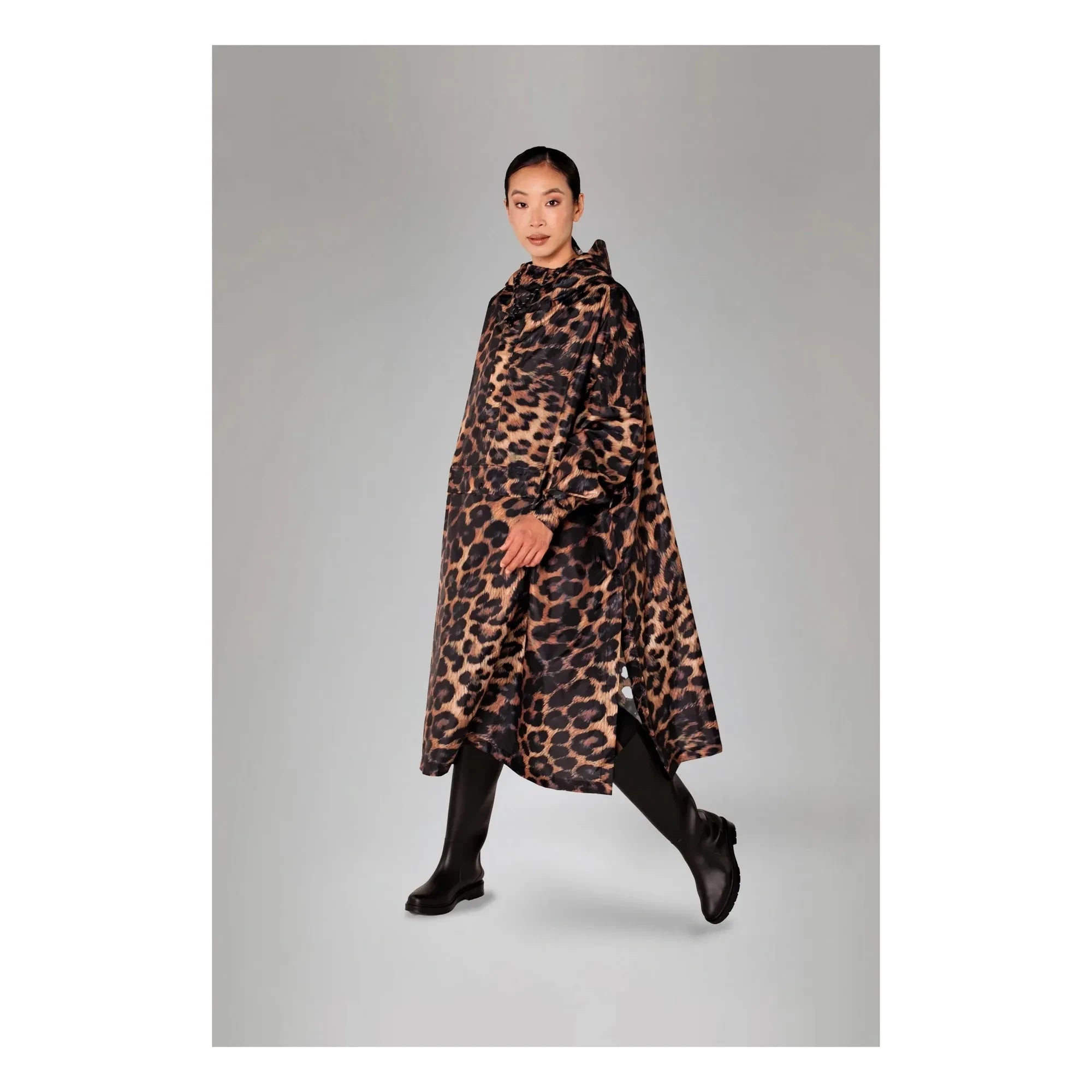 Rainkiss - Capa Impermeable Dark Leopard - Colección de Mujer | Marrón