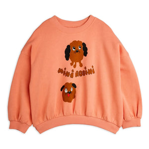 Mini Rodini - Sudadera de algodón orgánico Doggies | Rosa