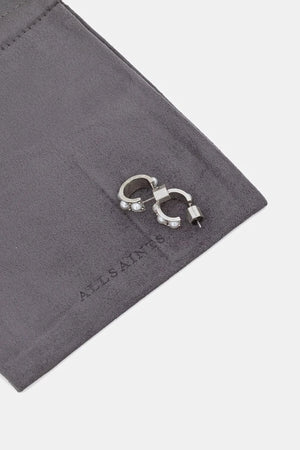 Pendientes de latón con circonitas AllSaints para mujer