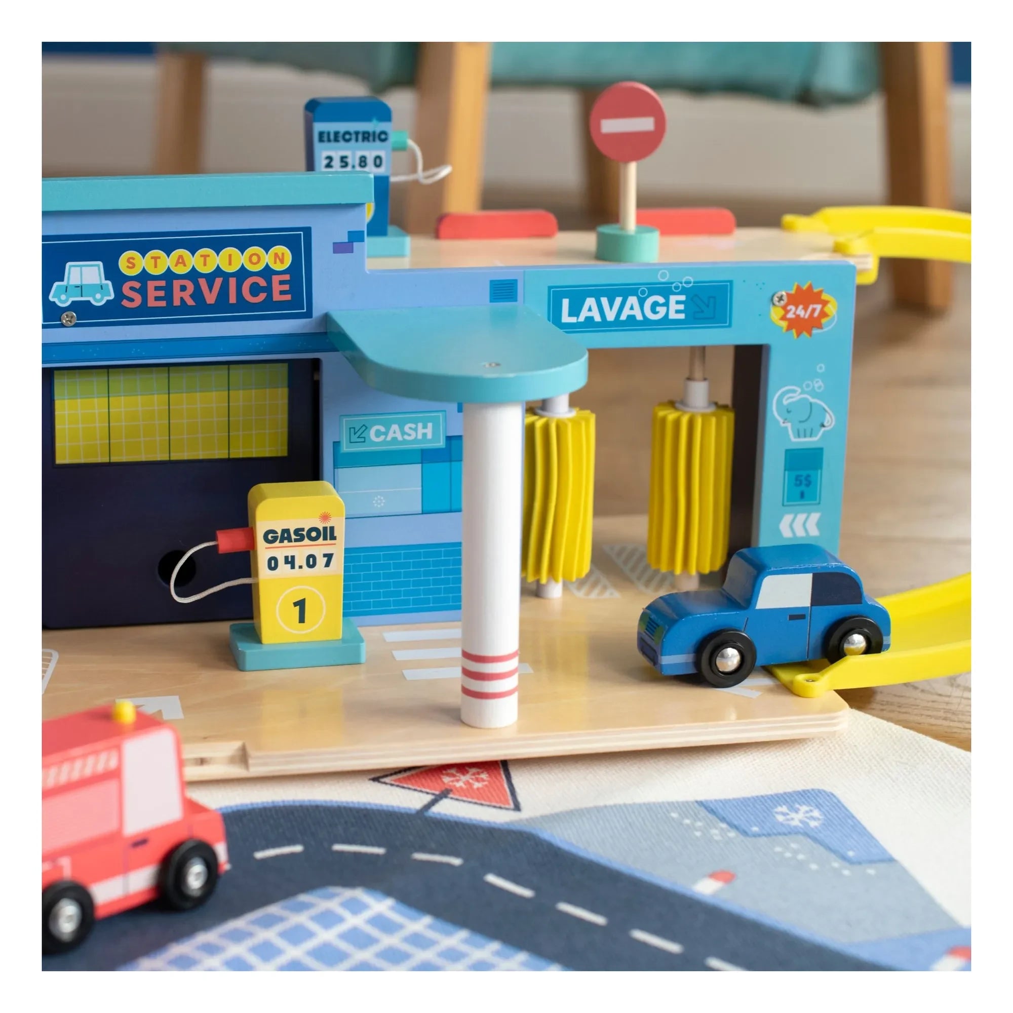 Moulin Roty - Juego de 4 coches Avenue du Moulin