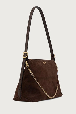 Bolso bandolera de ante para mujer JIM