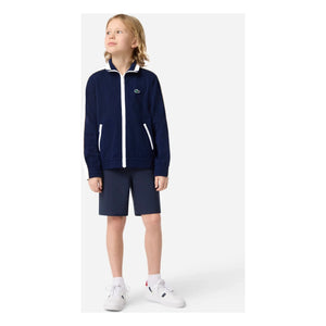 Lacoste - Sudadera deportiva con cremallera de algodón orgánico | Azul marino